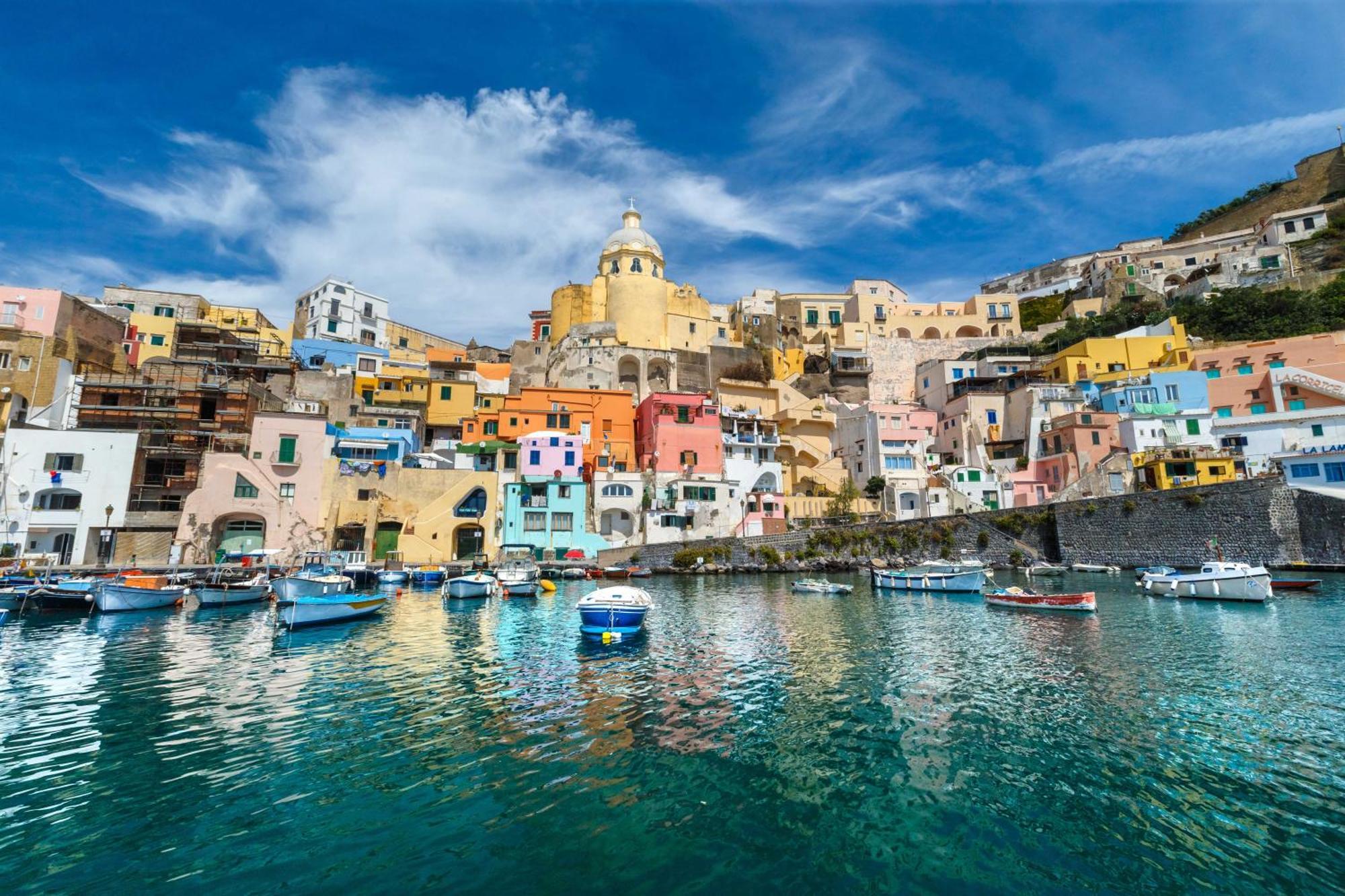 De Lamartine A Marina Di Corricella Procida Buitenkant foto